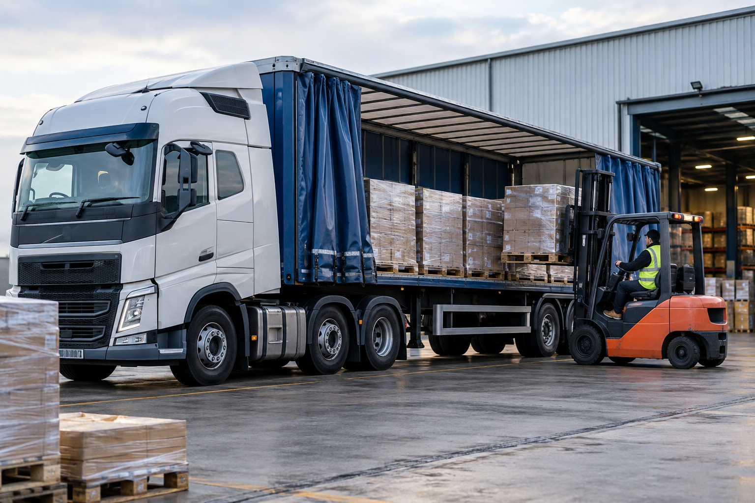 Warehouse Transfers service with commercial road freight